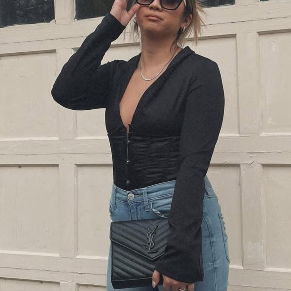 Black Longsleeved Corset - COMING SOON